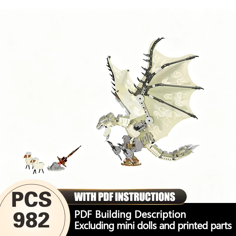 Creators Animal Series Model MOC Building Bricks Medium Flying Dragon Modular Technology Gift Holiday Assemble Children Toy Suit
Creators Animal Series Model MOC Building Bricks Medium Flying Dragon Modular Technology Gift Holiday Assemble Children Toy Suit