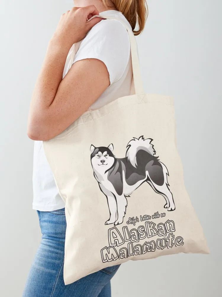 Life's Better With An Alaskan Malamute! Especially for Malamute Lovers! Tote Bag eco pack Women's shopping bag
Life's Better With An Alaskan Malamute! Especially for Malamute Lovers! Tote Bag eco pack Women's shopping bag