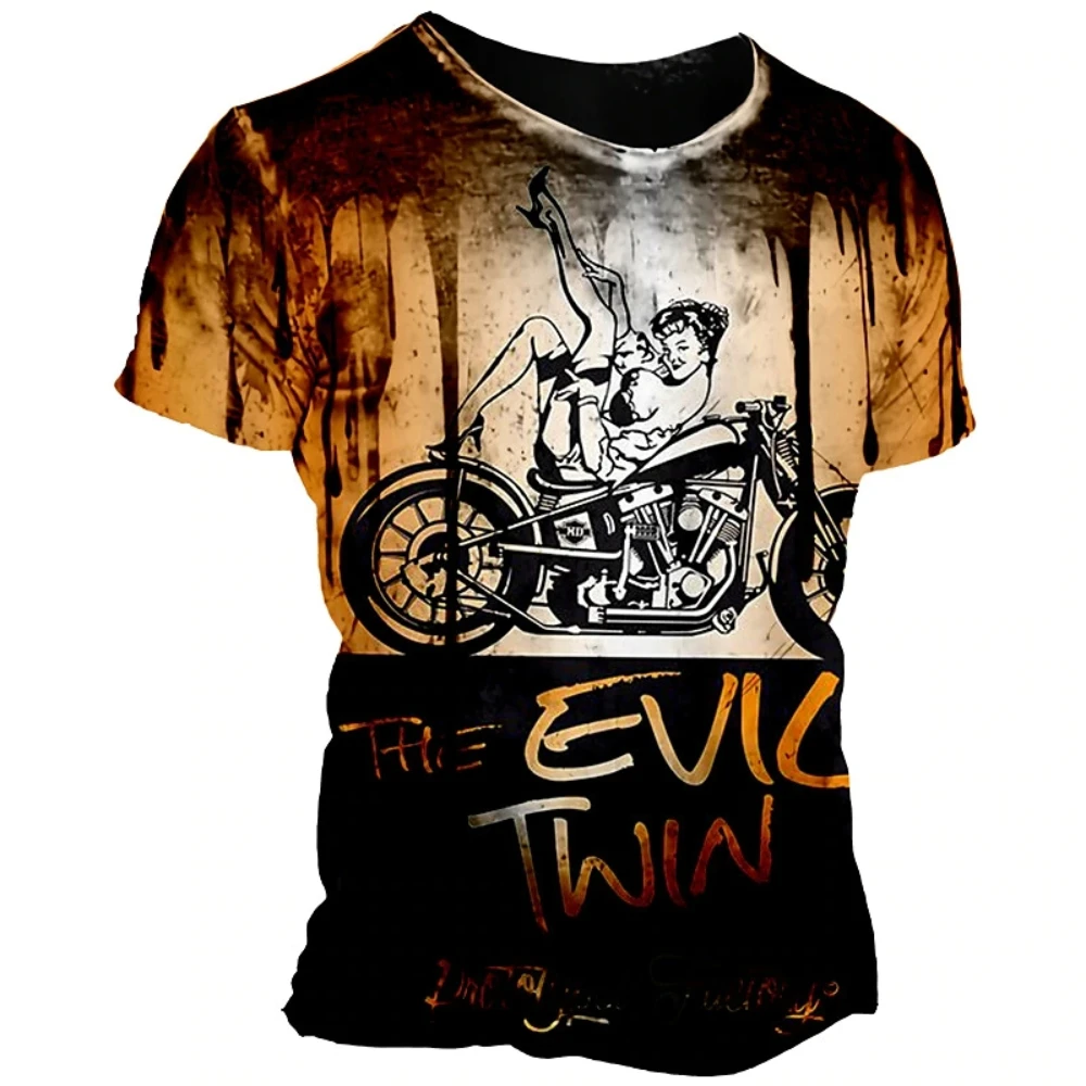 EMen's Retro Motorcycle Tee 3d Print Street Fashion Short Sleeve Classic Biker Top Summer Oversized Crew Neck Casual Shirt
EMen's Retro Motorcycle Tee 3d Print Street Fashion Short Sleeve Classic Biker Top Summer Oversized Crew Neck Casual Shirt