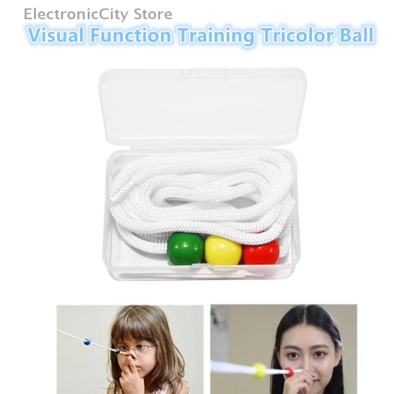 Sports Eye Sight Train Three Beads Brock String Vision Convergence Insufficiency Training Tool Target Pointing Practice
Sports Eye Sight Train Three Beads Brock String Vision Convergence Insufficiency Training Tool Target Pointing Practice