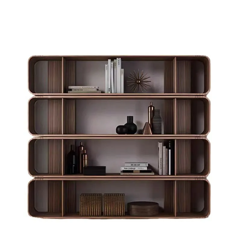 Italian minimalist bookcase bookshelf floor-to-ceiling modern minimalist living room Nordic solid wood walnut bookcase display d
Italian minimalist bookcase bookshelf floor-to-ceiling modern minimalist living room Nordic solid wood walnut bookcase display d