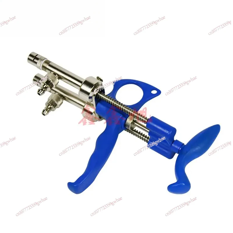124 type double needle continuous injector poultry fixed dose 0.1-0.5ML injection needle device for chicken farming equipment
124 type double needle continuous injector poultry fixed dose 0.1-0.5ML injection needle device for chicken farming equipment