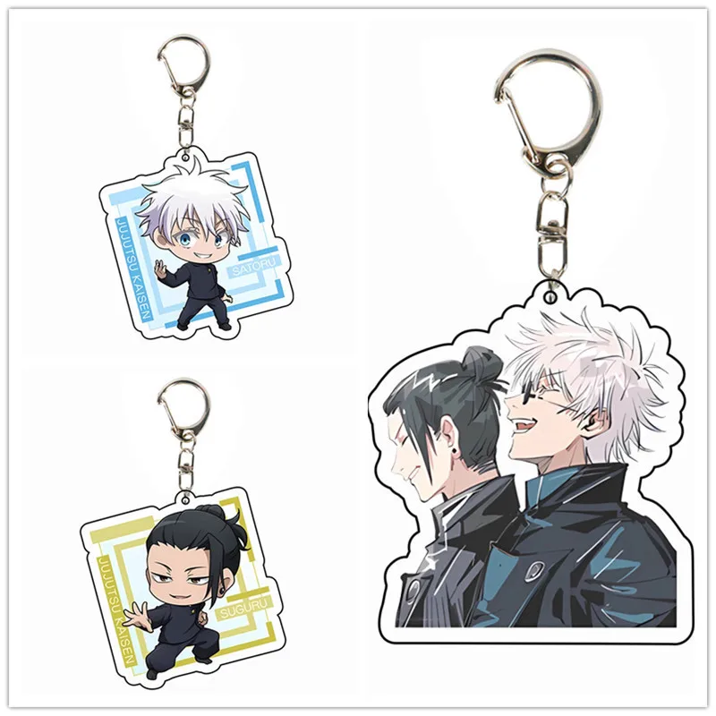 Anime Character Image Acrylic Keychain for Jjk Gojo Satoru Suguru Geto Anime Decoration Collection Bag Pendant Lovely Gift
Anime Character Image Acrylic Keychain for Jjk Gojo Satoru Suguru Geto Anime Decoration Collection Bag Pendant Lovely Gift