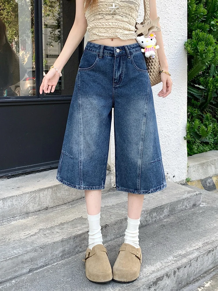 American Retro High Waist Wide Leg Seven Inch Jeans Casual Washed Denim Pants plus Size Versatile Summer New Arrival Women's ...
American Retro High Waist Wide Leg Seven Inch Jeans Casual Washed Denim Pants plus Size Versatile Summer New Arrival Women's ...