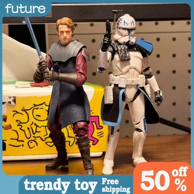 Genuine 6-Inch Star Wars The Black Series Clones Of The Republic Anakin Skywalker&Clone Captain Rex Action Figure Collect Model
Genuine 6-Inch Star Wars The Black Series Clones Of The Republic Anakin Skywalker&Clone Captain Rex Action Figure Collect Model