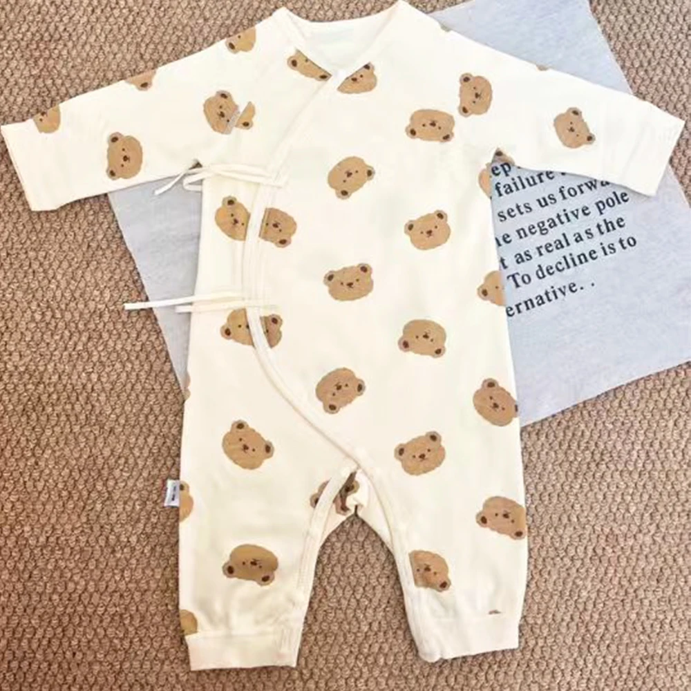 Baby clothes Spring and Autumn jumpsuit made of pure cotton for newborn babies
Baby clothes Spring and Autumn jumpsuit made of pure cotton for newborn babies