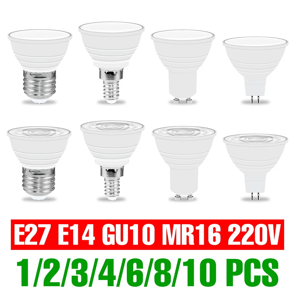 1-10PCS GU10 Led Bulb Light MR16 Corn Lamp gu5.3 Spotlight E27 Spot Light LED Bombilla 220V Lampara E14 Bulb Home Lighting 5W 7W
1-10PCS GU10 Led Bulb Light MR16 Corn Lamp gu5.3 Spotlight E27 Spot Light LED Bombilla 220V Lampara E14 Bulb Home Lighting 5W 7W