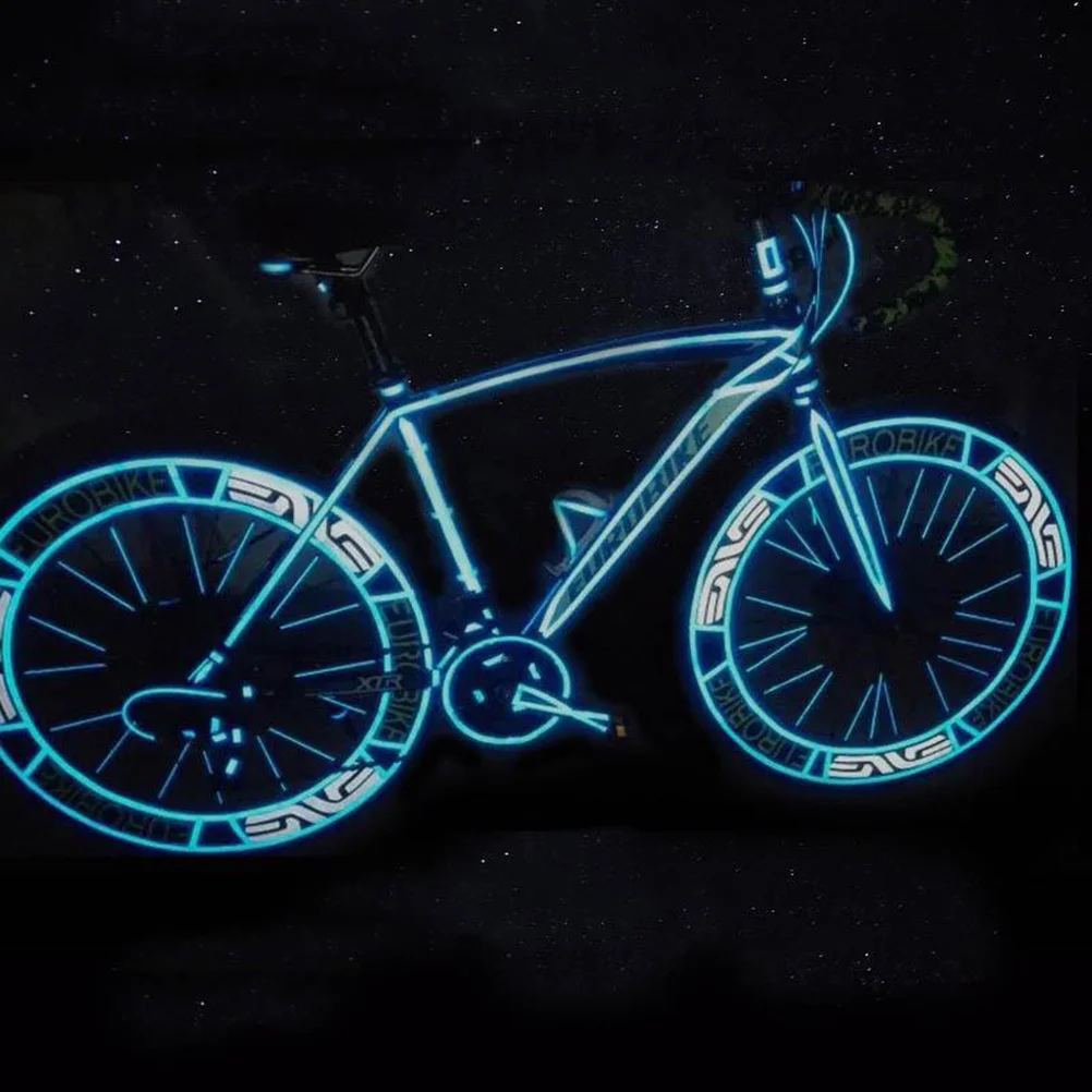 Reflective Tape 8m Blue Bike Motorcycle Wheel Stickers Night Visibility Safety Cycling Decals DIY Decor Reflective Tape 
Reflective Tape 8m Blue Bike Motorcycle Wheel Stickers Night Visibility Safety Cycling Decals DIY Decor Reflective Tape