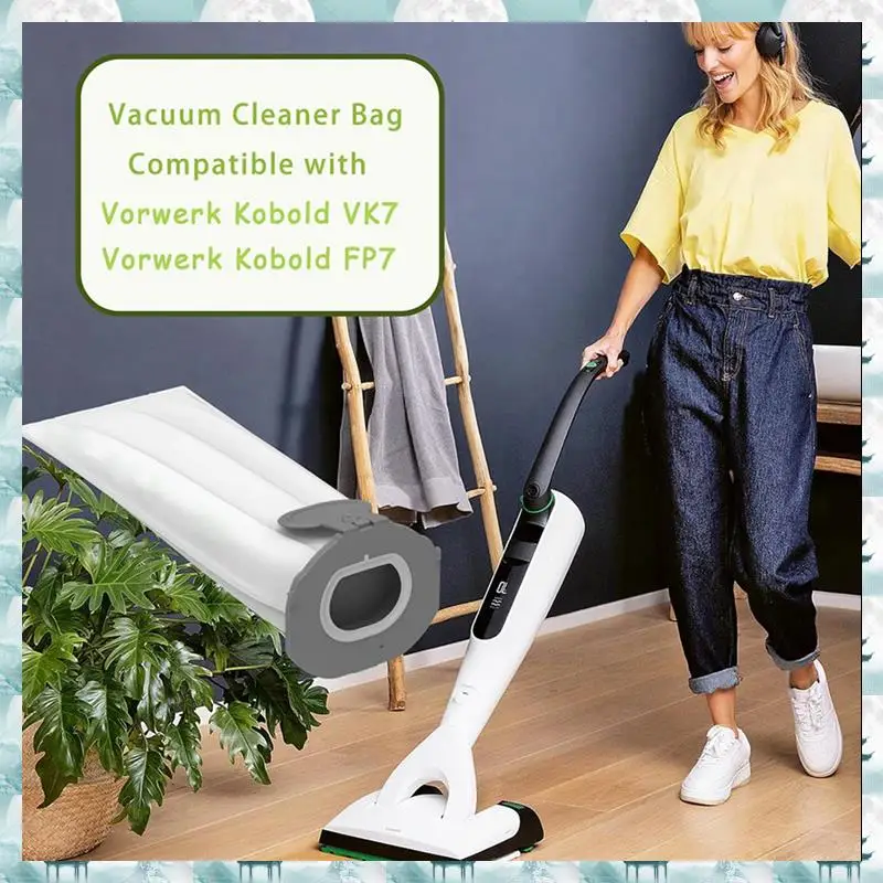 Мешки для пылесоса Caci для Vorwerk Kobold VK7 FP7, фильтр-мешки для беспроводного пылесоса Kobold VK7, упаковка из 20 шт.
Мешки для пылесоса Caci для Vorwerk Kobold VK7 FP7, фильтр-мешки для беспроводного пылесоса Kobold VK7, упаковка из 20 шт.