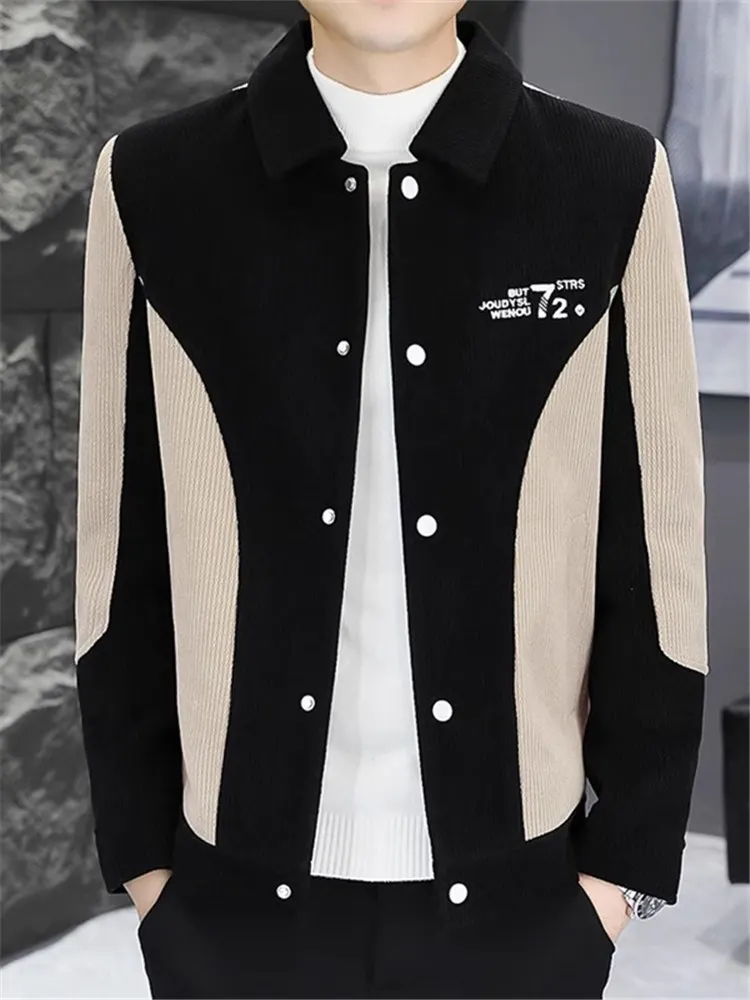 Trendy Men's Corduroy Jacket Casual Lapel Spring Autumn New Style Workwear Outerwear Standard Fit Long Sleeve Polyester Fiber
Trendy Men's Corduroy Jacket Casual Lapel Spring Autumn New Style Workwear Outerwear Standard Fit Long Sleeve Polyester Fiber