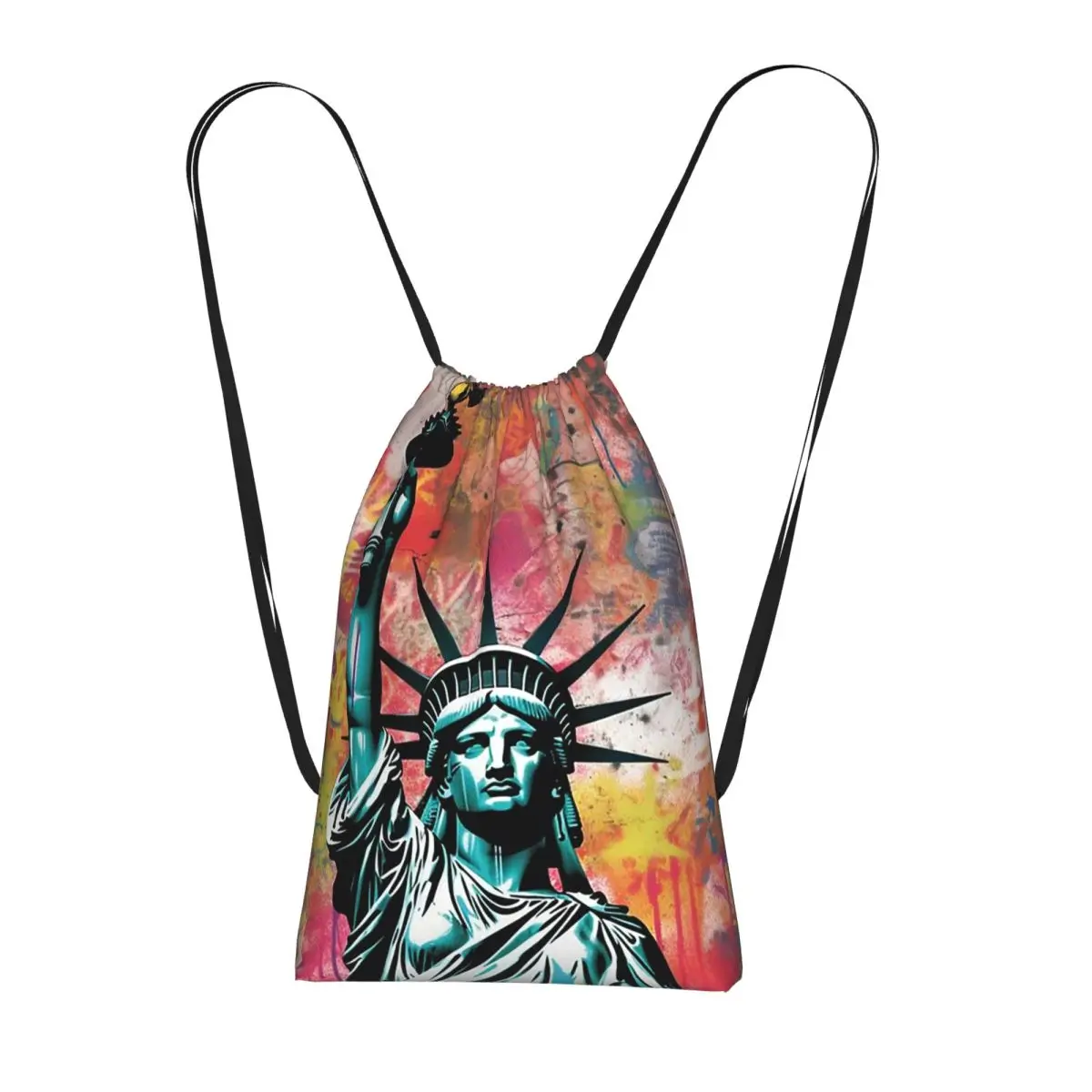 Statue Of Liberty Graffiti Print Backpacks Multi-function Drawstring Bags Sports Bag Book Bags for Travel School
Statue Of Liberty Graffiti Print Backpacks Multi-function Drawstring Bags Sports Bag Book Bags for Travel School