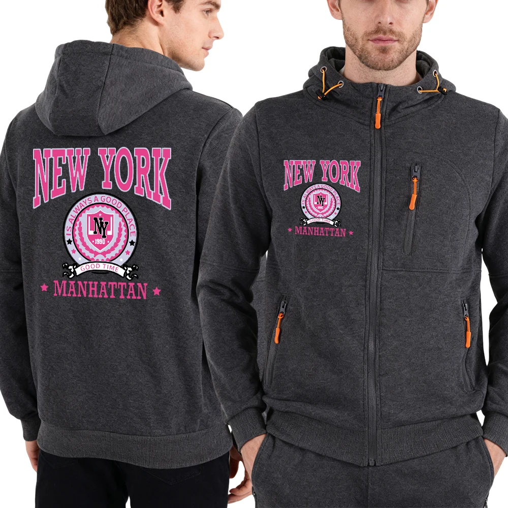 New York Manhattan Design Zipper Hooded Men Fashion Soft Hoodie Autumn Oversize Clothing Pocket Casual Unisex Streetwear
New York Manhattan Design Zipper Hooded Men Fashion Soft Hoodie Autumn Oversize Clothing Pocket Casual Unisex Streetwear