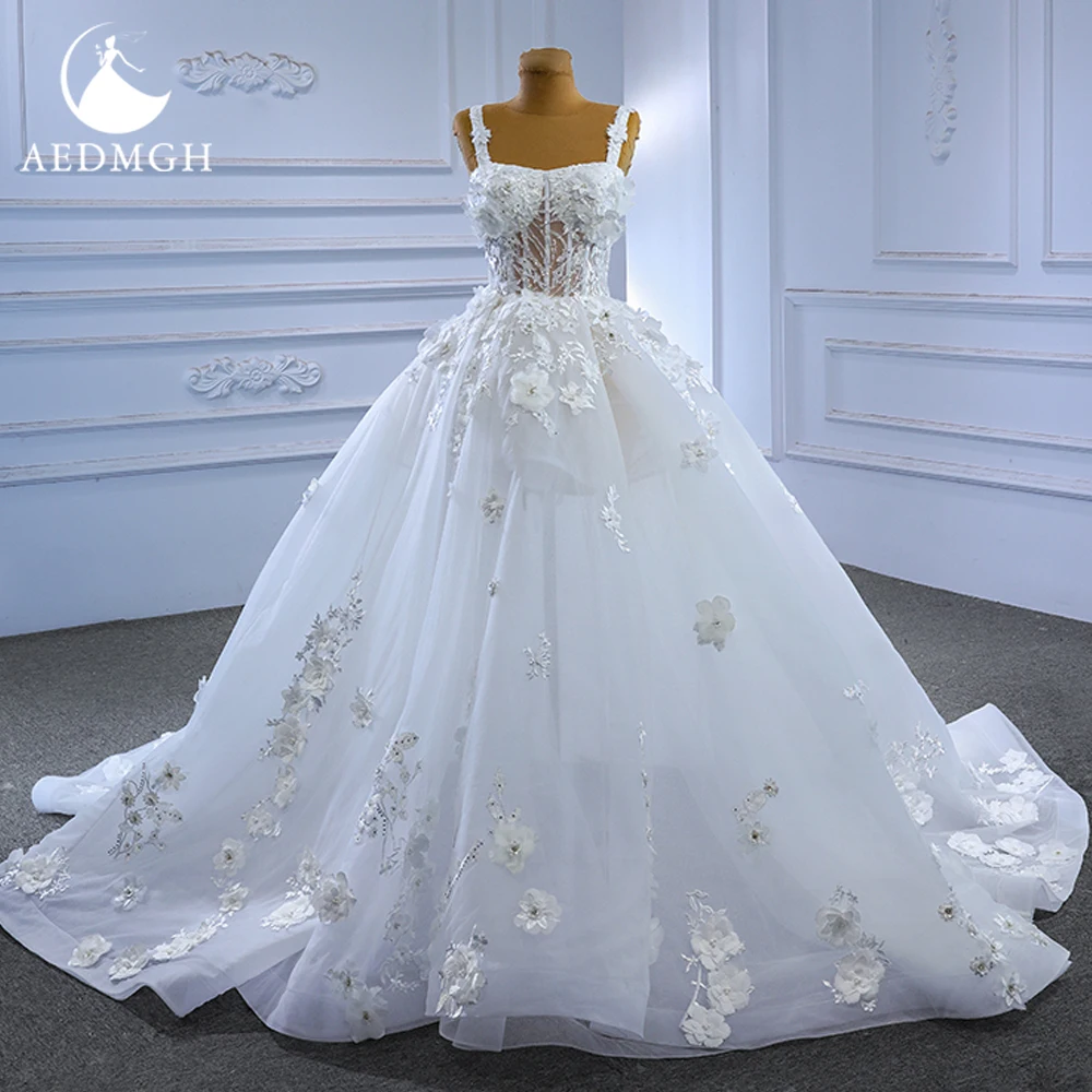 Aedmgh A-Line Elegant Wedding Dresses Boat Neck Sleeeveless Vestido De Novia Lace Appliques 3D Flowers Custom Made Bridal Gown
Aedmgh A-Line Elegant Wedding Dresses Boat Neck Sleeeveless Vestido De Novia Lace Appliques 3D Flowers Custom Made Bridal Gown