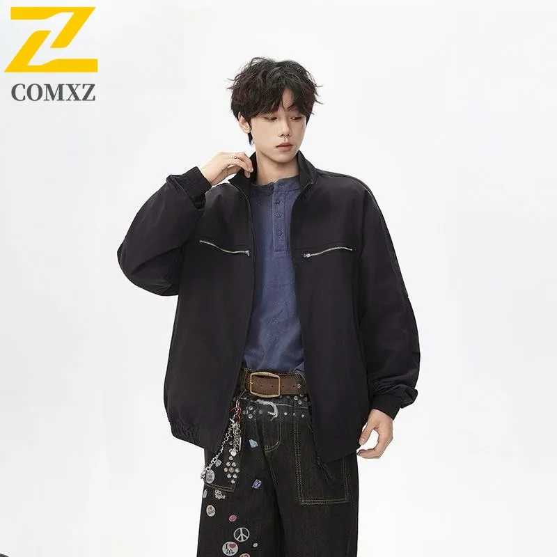 Stylish Stand Collar Jackets Loose Casual Travel Versatile Camping Windbreaker Jacket Walking High-Quality Coat Men's Clothing
Stylish Stand Collar Jackets Loose Casual Travel Versatile Camping Windbreaker Jacket Walking High-Quality Coat Men's Clothing
