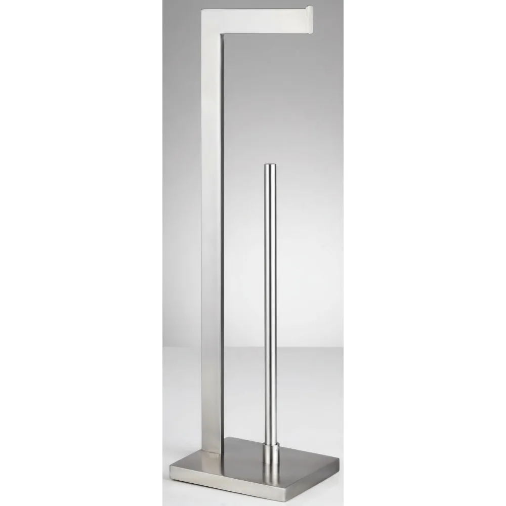 Stainless Steel Floor Toilet Paper Holder with Storage, Brushed Finish, Heavy Base for Bathroom
Stainless Steel Floor Toilet Paper Holder with Storage, Brushed Finish, Heavy Base for Bathroom