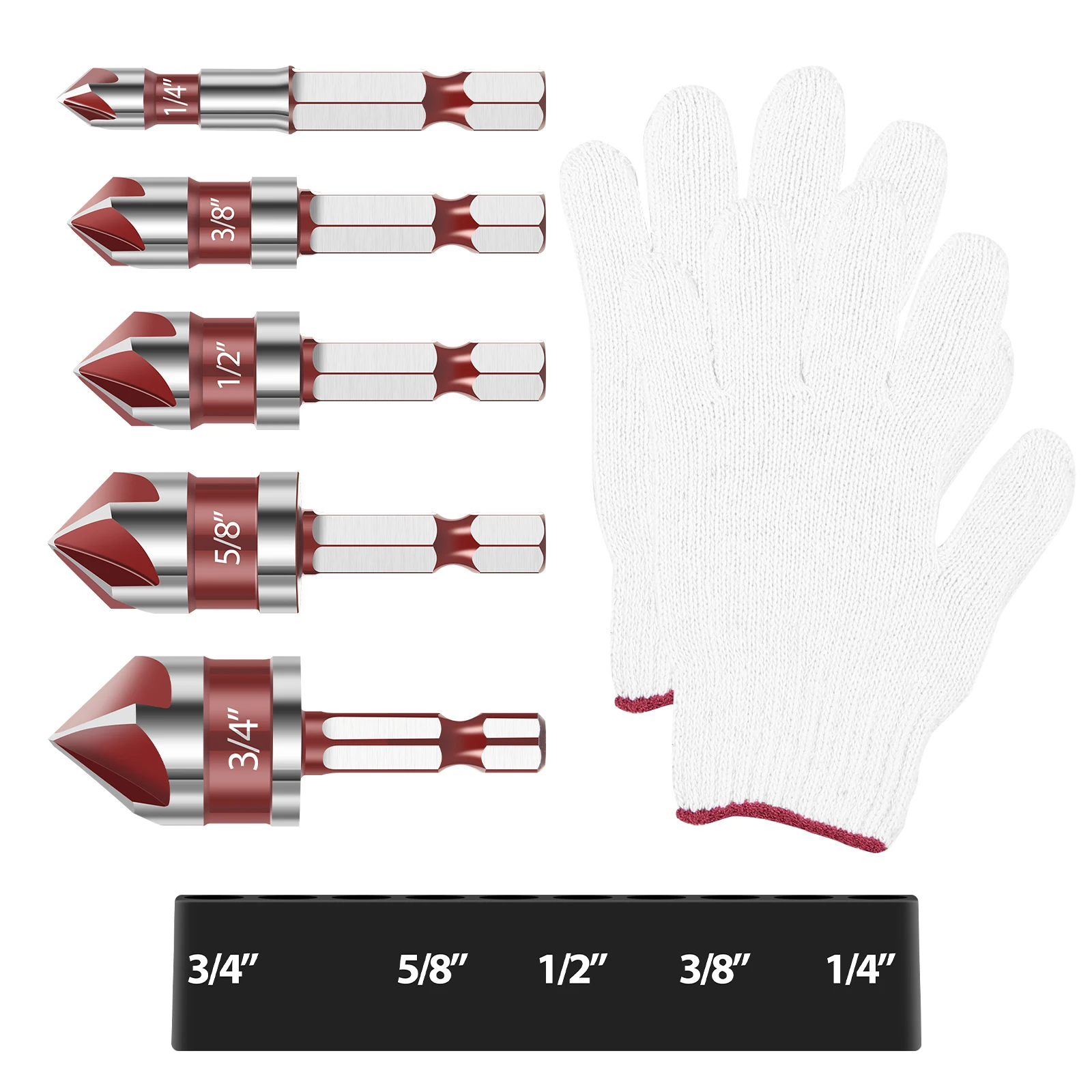 5 шт., набор сверл с зенковкой, портативная сверло с зенковкой для снятия фаски, шестигранный хвостовик, 5 канавок, сверло с зенковкой, приводное деревообработка
5 шт., набор сверл с зенковкой, портативная сверло с зенковкой для снятия фаски, шестигранный хвостовик, 5 канавок, сверло с зенковкой, приводное деревообработка