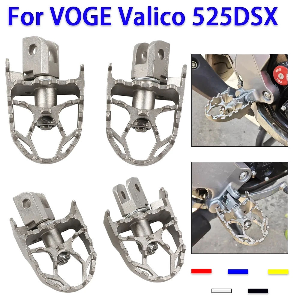 Motorcycle Footrest Foot Pegs Foot Rests Pedals Footpegs For VOGE Valico DS525X 525DSX DSX525 DSX 525 DSX DS 525X Accessories
Motorcycle Footrest Foot Pegs Foot Rests Pedals Footpegs For VOGE Valico DS525X 525DSX DSX525 DSX 525 DSX DS 525X Accessories