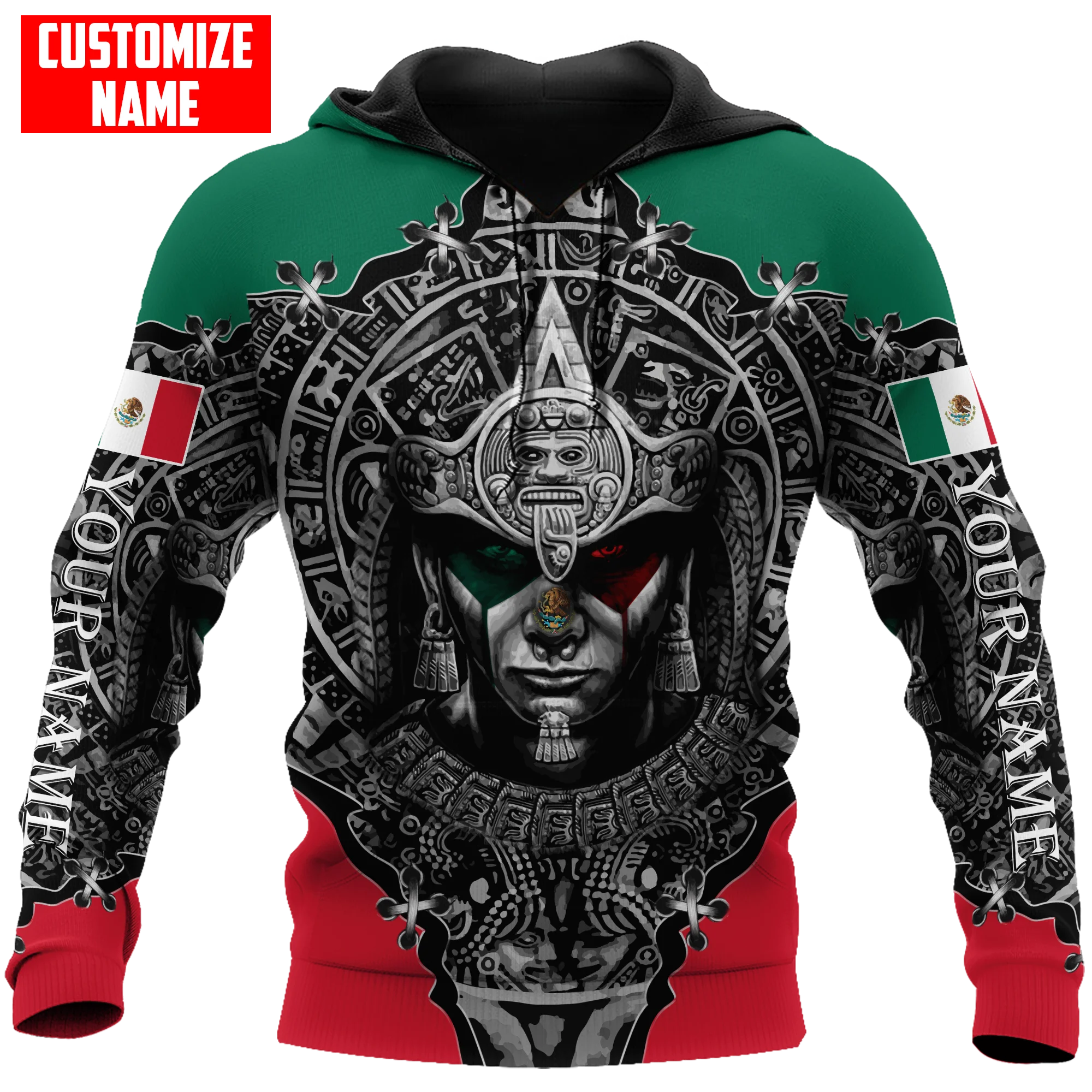 Personalized Name Aztec Mexico 3D All Over Printed Fashion Men's hoodies Unisex zipper pullover Casual Jacket Tracksuits TDD137
Personalized Name Aztec Mexico 3D All Over Printed Fashion Men's hoodies Unisex zipper pullover Casual Jacket Tracksuits TDD137