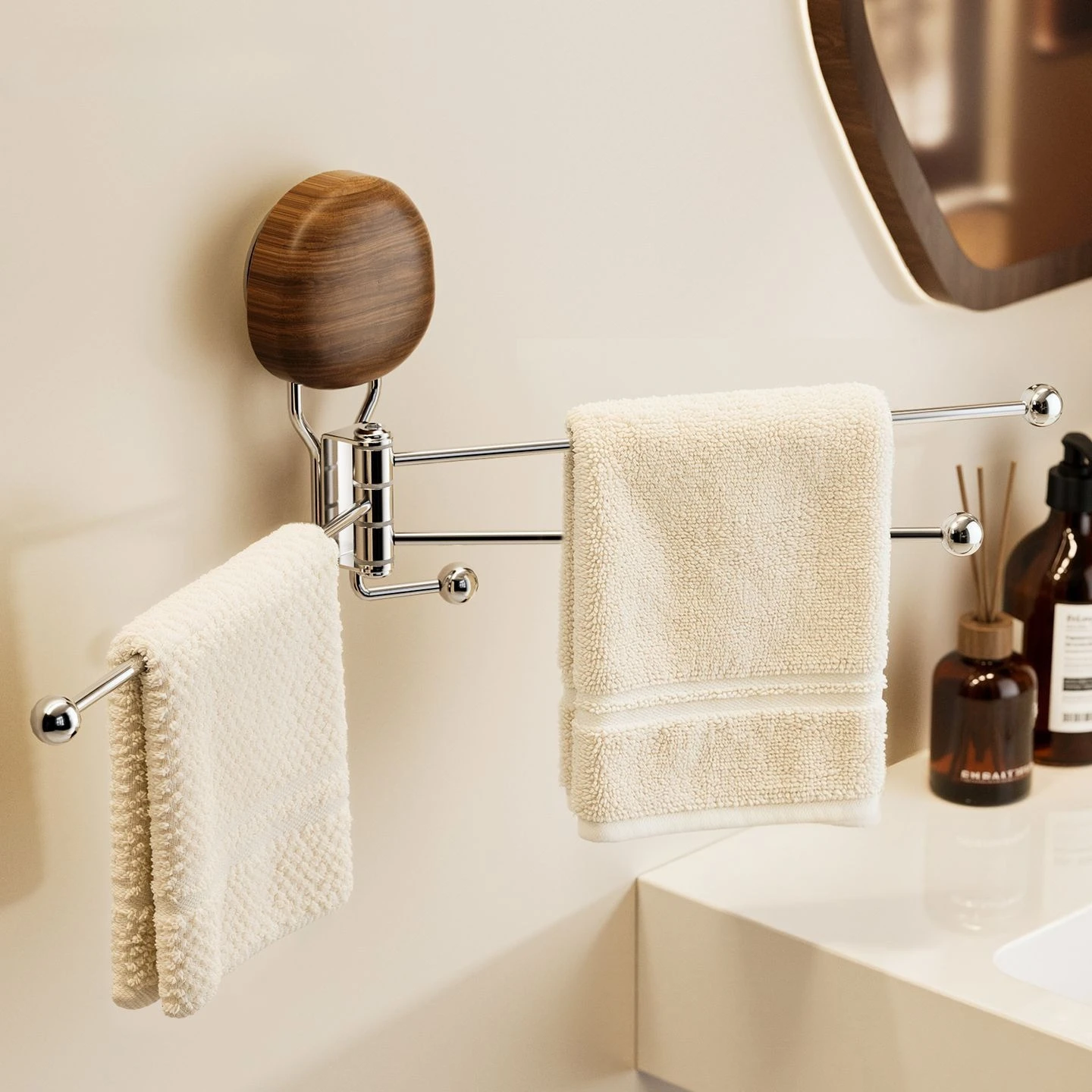 Simple Punch Free Wall Hanger Long Multi Rod Towel Rack Home Dormitory Storage Organizer
Simple Punch Free Wall Hanger Long Multi Rod Towel Rack Home Dormitory Storage Organizer