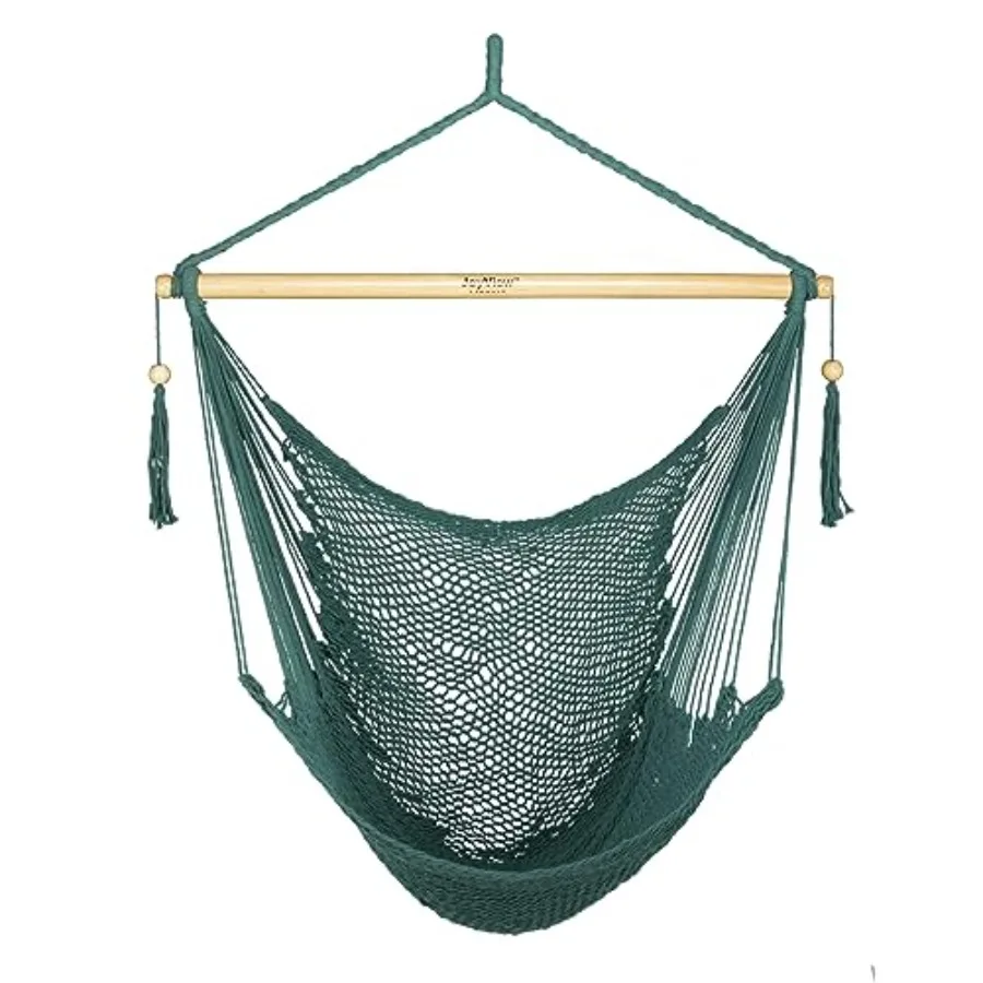 JoyView Hammock Chair with Spreader Bar Caribbean Hammock Swing Chair 300 LBS Weight Capacity XL Rope Hanging Chair for Outdoor
JoyView Hammock Chair with Spreader Bar Caribbean Hammock Swing Chair 300 LBS Weight Capacity XL Rope Hanging Chair for Outdoor