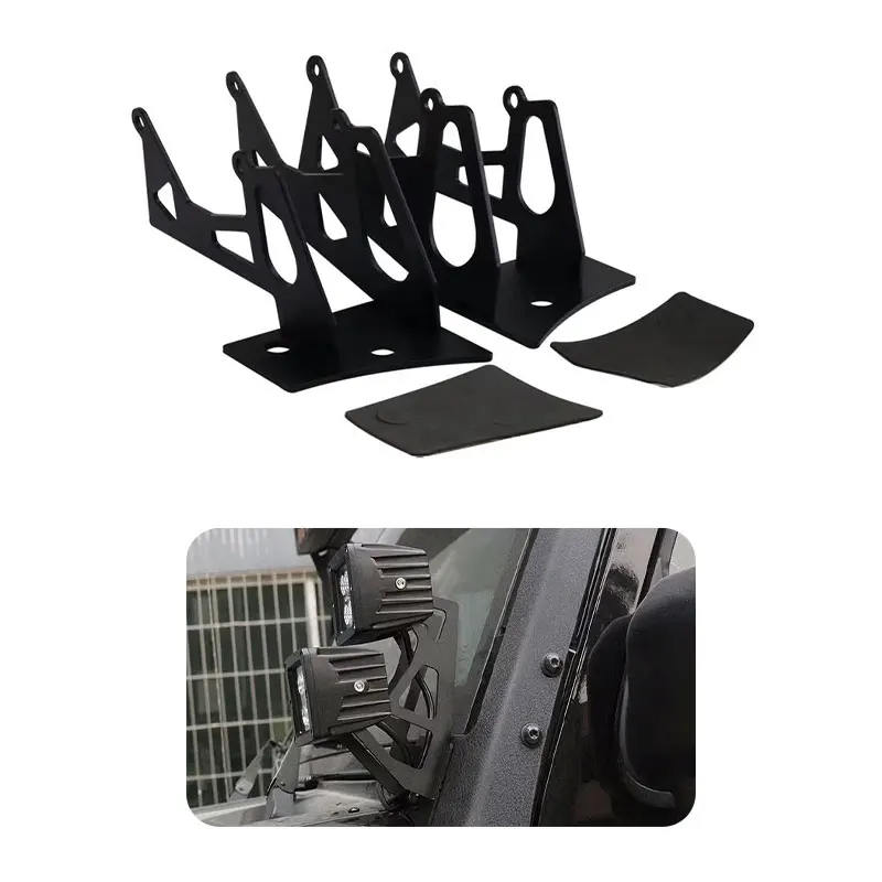 Flying Wing Offroad Light Bar LED Pods Work Lights 2PCS A-Pillar Dual Mounting Brackets For Wrangler JK 2007-2018
Flying Wing Offroad Light Bar LED Pods Work Lights 2PCS A-Pillar Dual Mounting Brackets For Wrangler JK 2007-2018