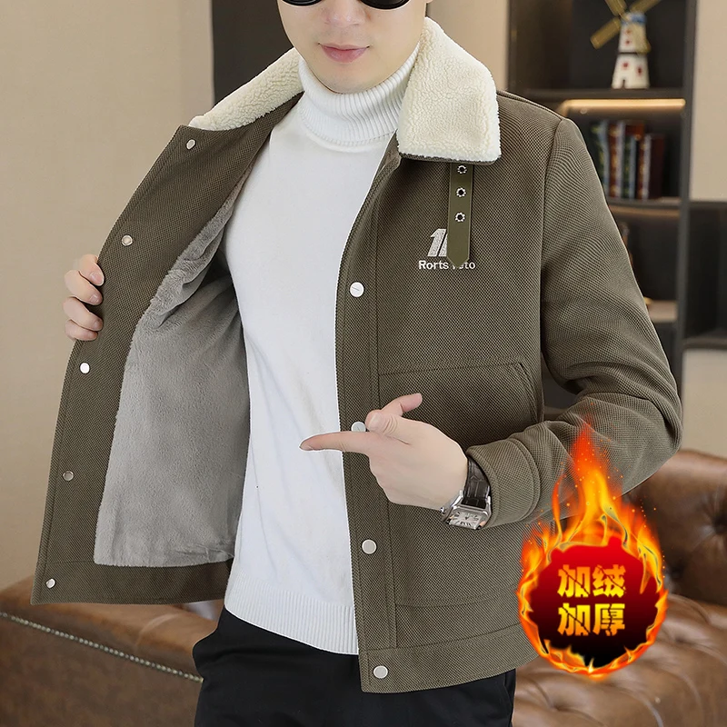 2024 Winter Solid Color Woolen Jackets Men Retro Versatile Casual Business Lapel Wool Blends Jacket Overcoat Social Men Clothing
2024 Winter Solid Color Woolen Jackets Men Retro Versatile Casual Business Lapel Wool Blends Jacket Overcoat Social Men Clothing