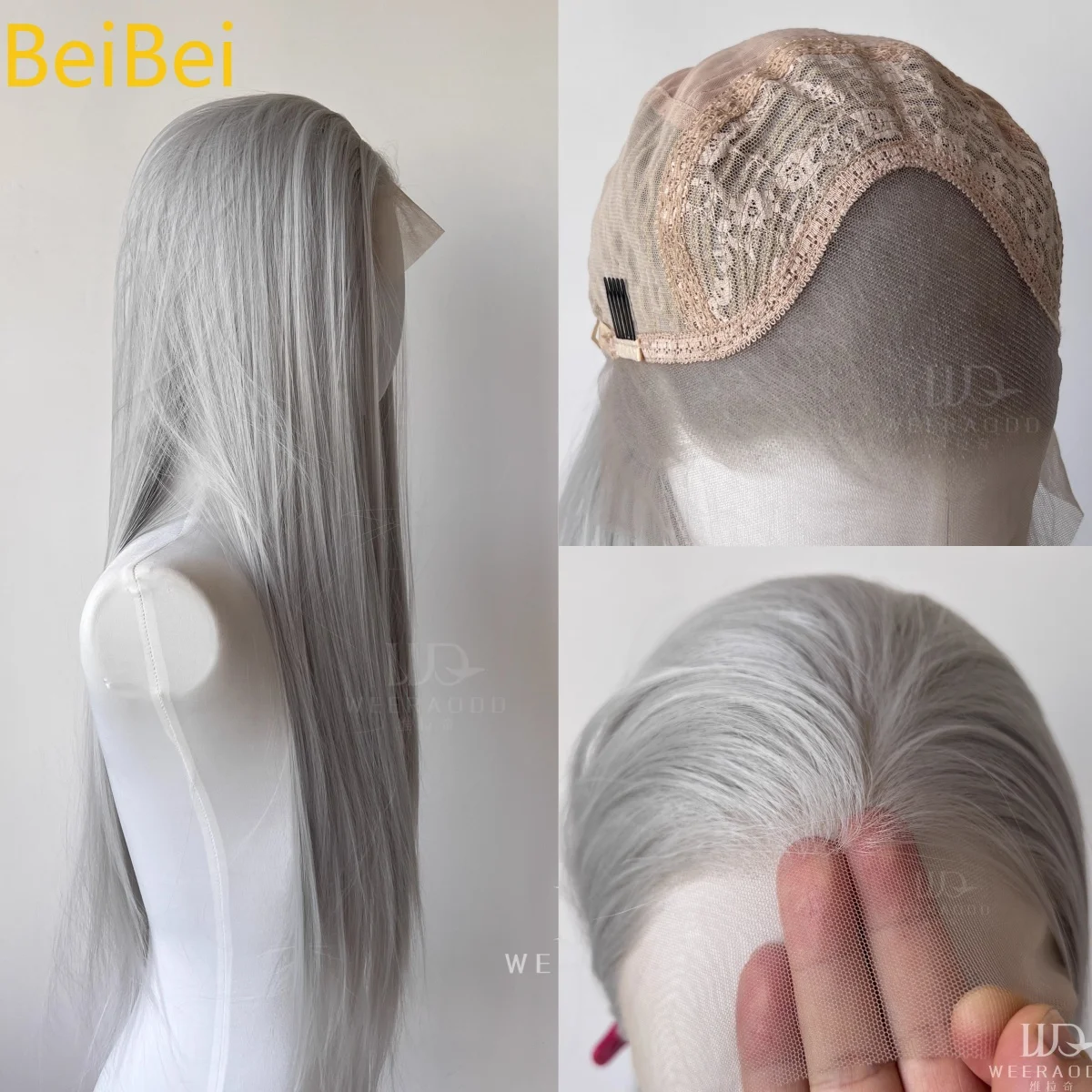 BeiBei Sliver Lace Front Wig for Women Long Straight High Quality Fiber Hair Wig Female 13*4 Lace Front Wigs Synthetic Lace Wig
BeiBei Sliver Lace Front Wig for Women Long Straight High Quality Fiber Hair Wig Female 13*4 Lace Front Wigs Synthetic Lace Wig