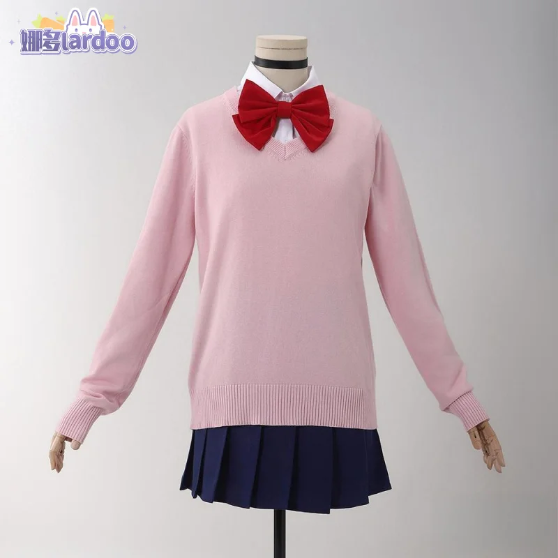 Anime dandadan Momo Ayase cosplay costume pink top skirt earrings choker school uniform props Halloween party women lardoo
Anime dandadan Momo Ayase cosplay costume pink top skirt earrings choker school uniform props Halloween party women lardoo