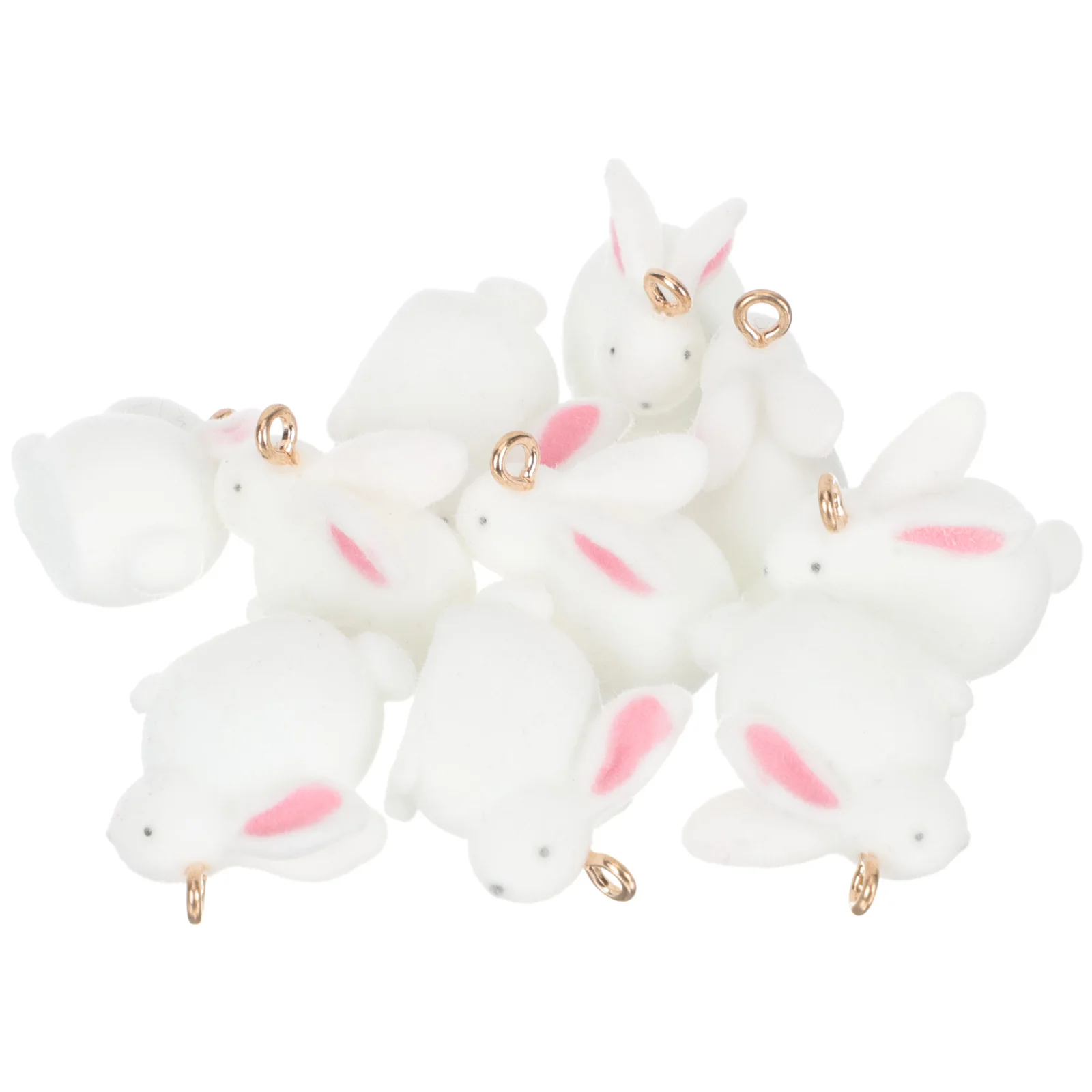10 Pcs Rabbit Charm Flocking Resin Durable Light DIY Jewelry Accessories Earring Necklace Decor Keychain Pendant
10 Pcs Rabbit Charm Flocking Resin Durable Light DIY Jewelry Accessories Earring Necklace Decor Keychain Pendant