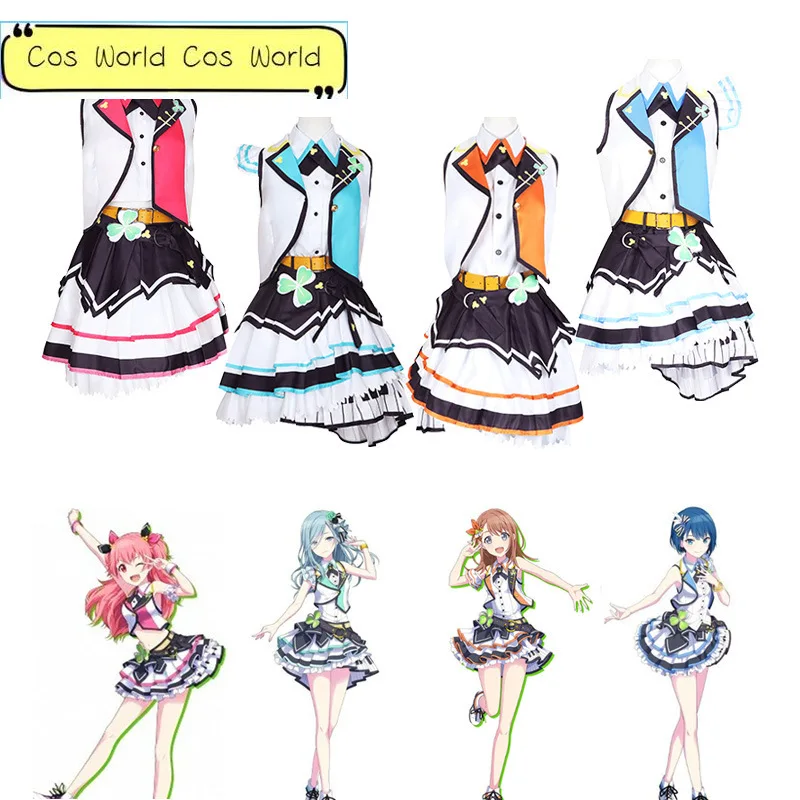 Больше прыжков Hanasato Minori Kiritani Haruka Momoi Airi Hinomori Shizuku аниме милые костюмы для косплея для женщин и девушек
Больше прыжков Hanasato Minori Kiritani Haruka Momoi Airi Hinomori Shizuku аниме милые костюмы для косплея для женщин и девушек