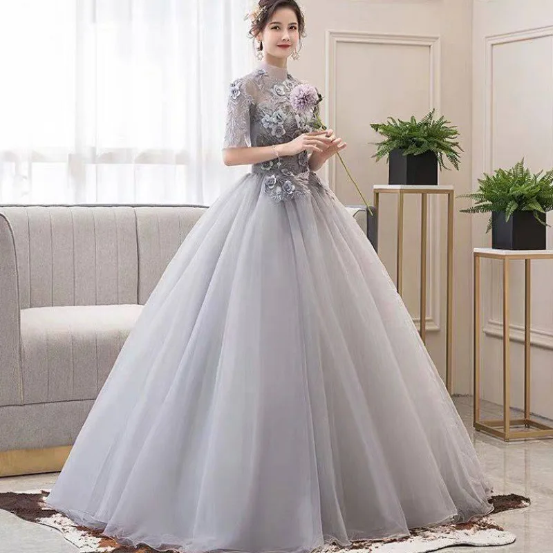 Solo Performance Costume, Fluffy Skirt, Long Vocal Student Art Exam Dress, Host's Annual Meeting Evening Dress, Fluffy Skirt
Solo Performance Costume, Fluffy Skirt, Long Vocal Student Art Exam Dress, Host's Annual Meeting Evening Dress, Fluffy Skirt