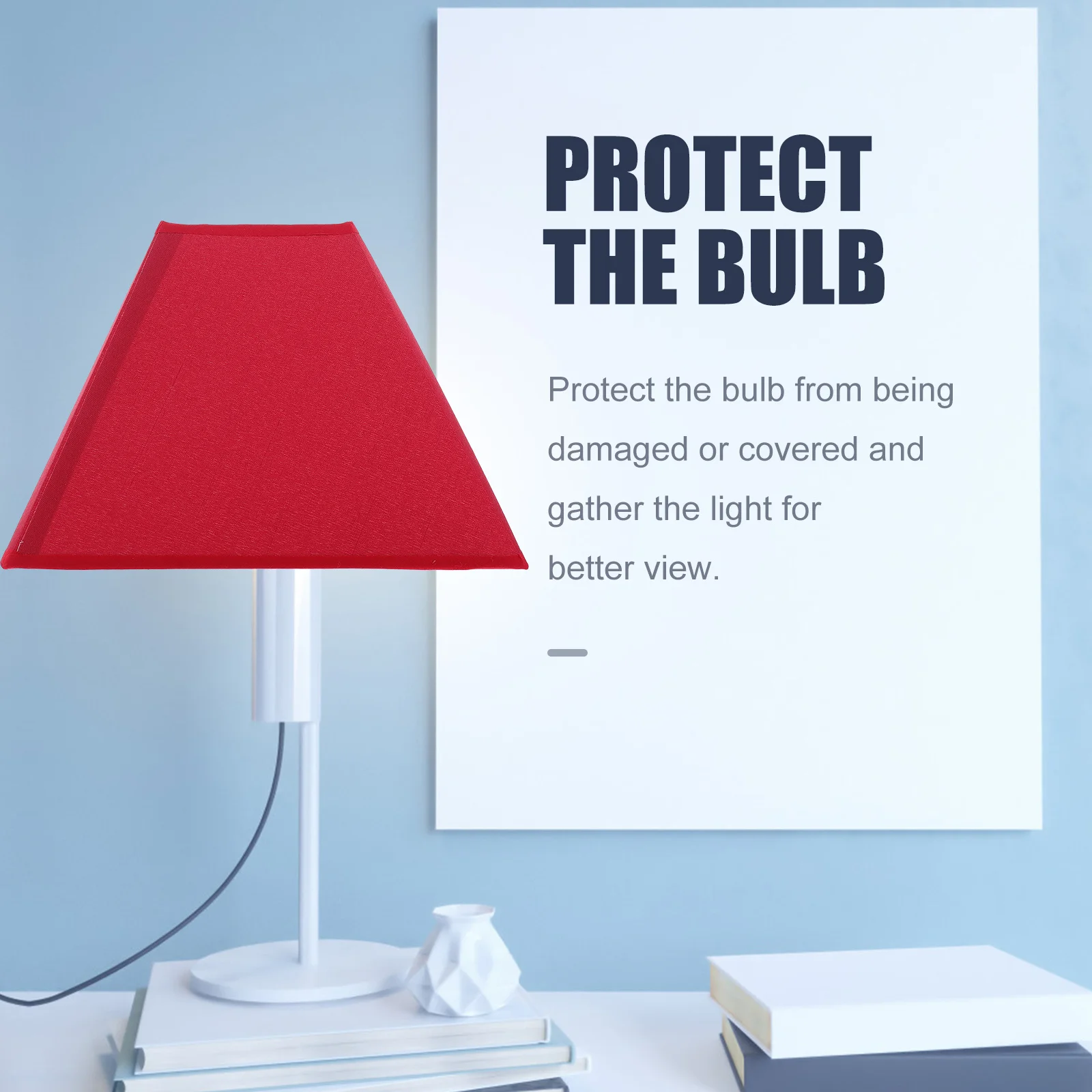 Red Cloth Lampshade Simple Dust Protector For Desktop Table-Top Wall Lamp Light Cover Home Lighting Accessory
Red Cloth Lampshade Simple Dust Protector For Desktop Table-Top Wall Lamp Light Cover Home Lighting Accessory