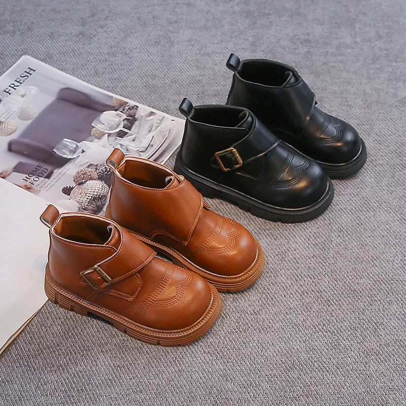 Girls Ankle Boots Non Slip Thick Sole Children Short Leather Boots British Style Kids Fashion Chelsea Boots Classic 2026 Autumn
Girls Ankle Boots Non Slip Thick Sole Children Short Leather Boots British Style Kids Fashion Chelsea Boots Classic 2026 Autumn