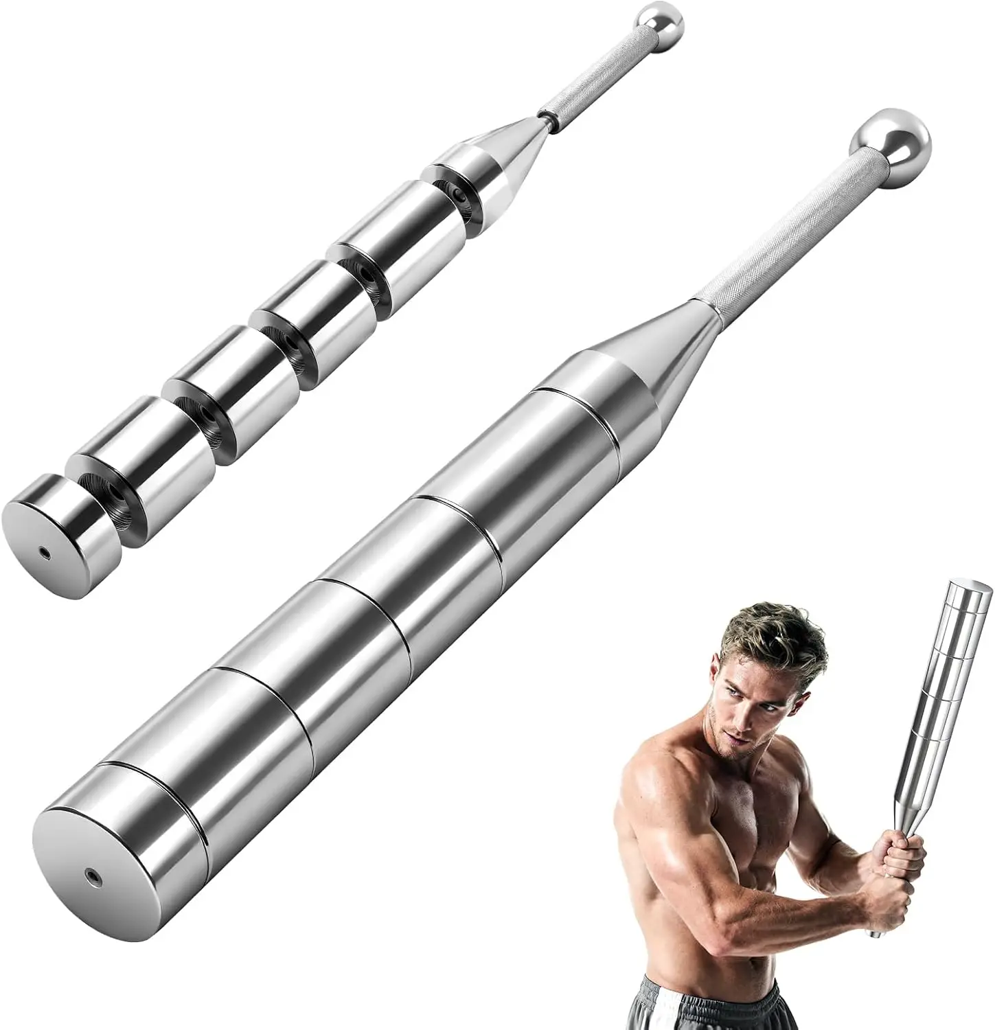 Full - Body Workout, Steel Adjustable Macebell Clubbell, No Color Mentioned, Ideal for Multiple Muscle Groups
Full - Body Workout, Steel Adjustable Macebell Clubbell, No Color Mentioned, Ideal for Multiple Muscle Groups