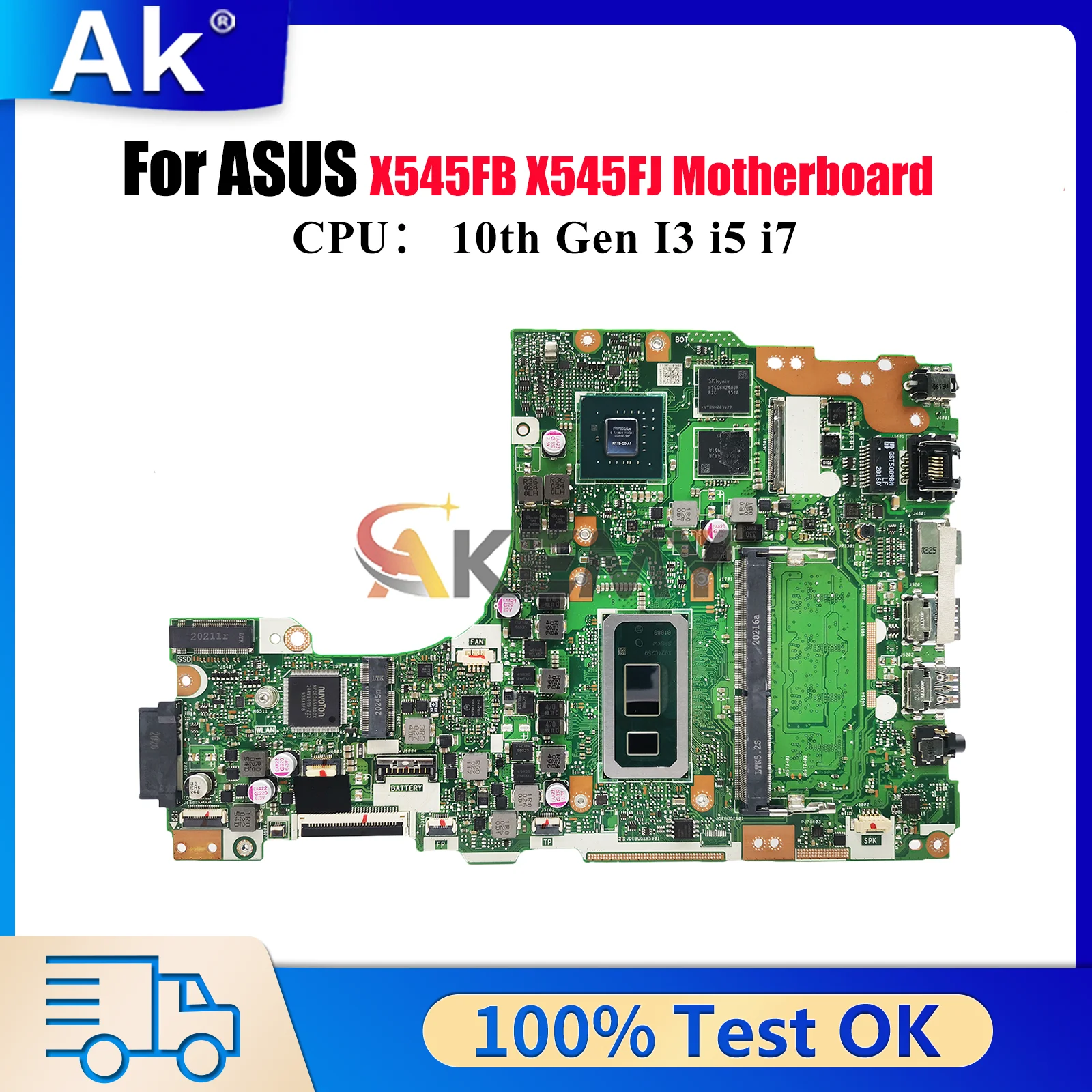 X545FB Материнская плата для ноутбука ASUS VivoBook X545FJ X545F X545FB Материнская плата для ноутбука 10-го поколения I3 i5 i7 tests ОК быстрая доставка
X545FB Материнская плата для ноутбука ASUS VivoBook X545FJ X545F X545FB Материнская плата для ноутбука 10-го поколения I3 i5 i7 tests ОК быстрая доставка