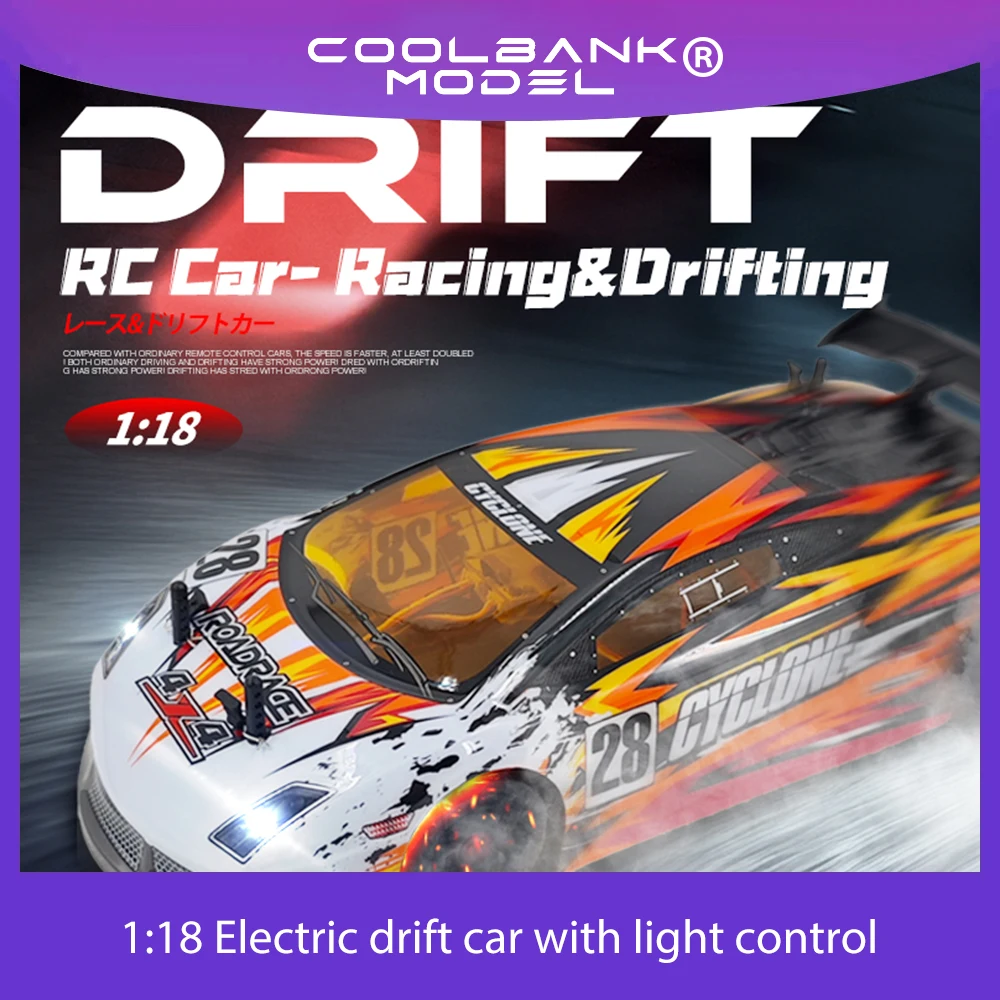 HAIBOXING 2193 1: 18 Racing Drift RC Car 2.4G 4WD 50KM/H Remote Control High-Speed Race Electric Sports Vehicle Toys for Kids
HAIBOXING 2193 1: 18 Racing Drift RC Car 2.4G 4WD 50KM/H Remote Control High-Speed Race Electric Sports Vehicle Toys for Kids