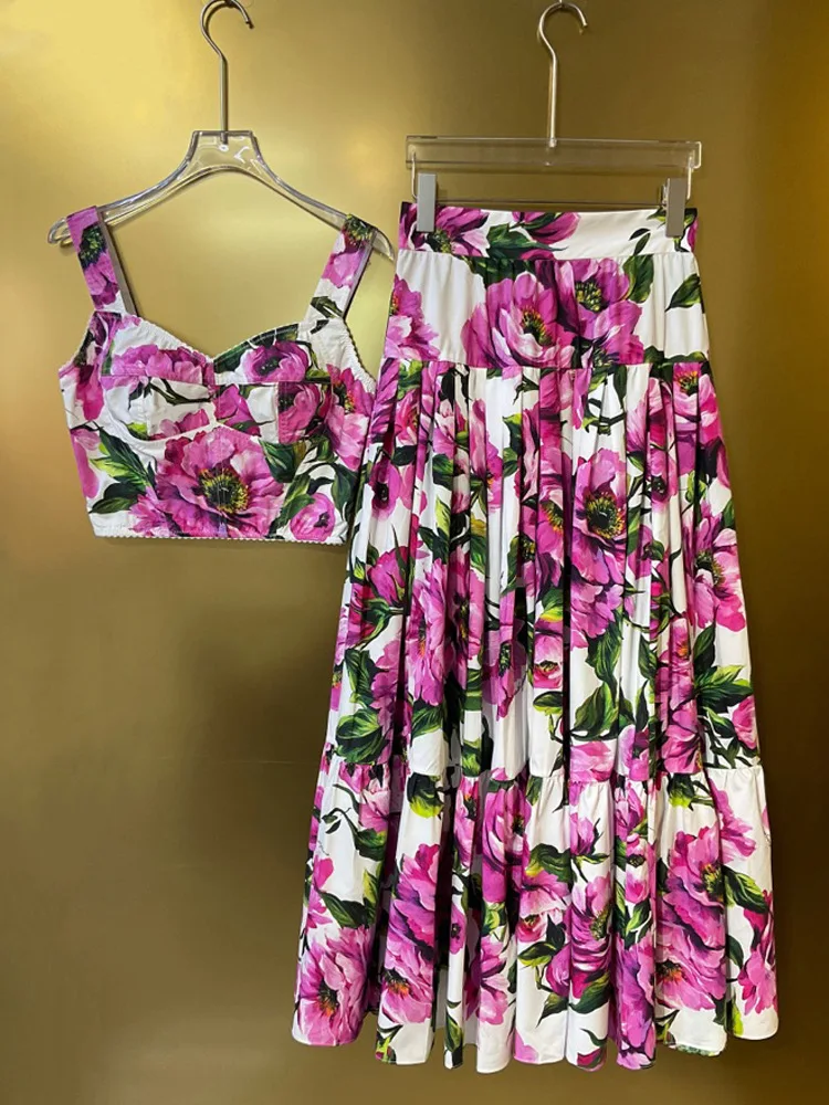 Casual Sicilian Rose 2 Piece Sets Women Summer Holiday Bohemian Beach Floral Long Dresses Crop Tops Maxi Skirts Suits Outfits
Casual Sicilian Rose 2 Piece Sets Women Summer Holiday Bohemian Beach Floral Long Dresses Crop Tops Maxi Skirts Suits Outfits