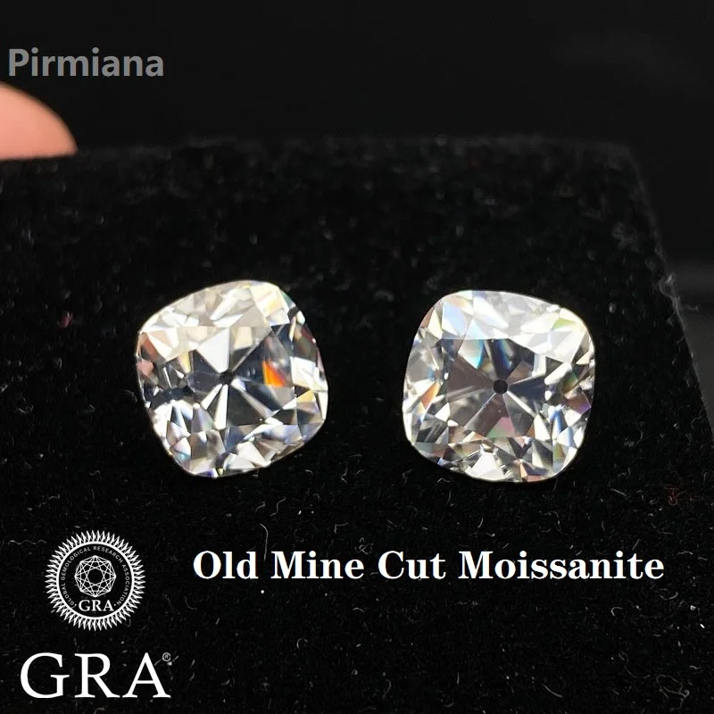 Pirmian Old Mine Cut Moissanite Stone D VVS1 Loose Moissanites Diamond Gemstone for DIY Jewelry Making
Pirmian Old Mine Cut Moissanite Stone D VVS1 Loose Moissanites Diamond Gemstone for DIY Jewelry Making