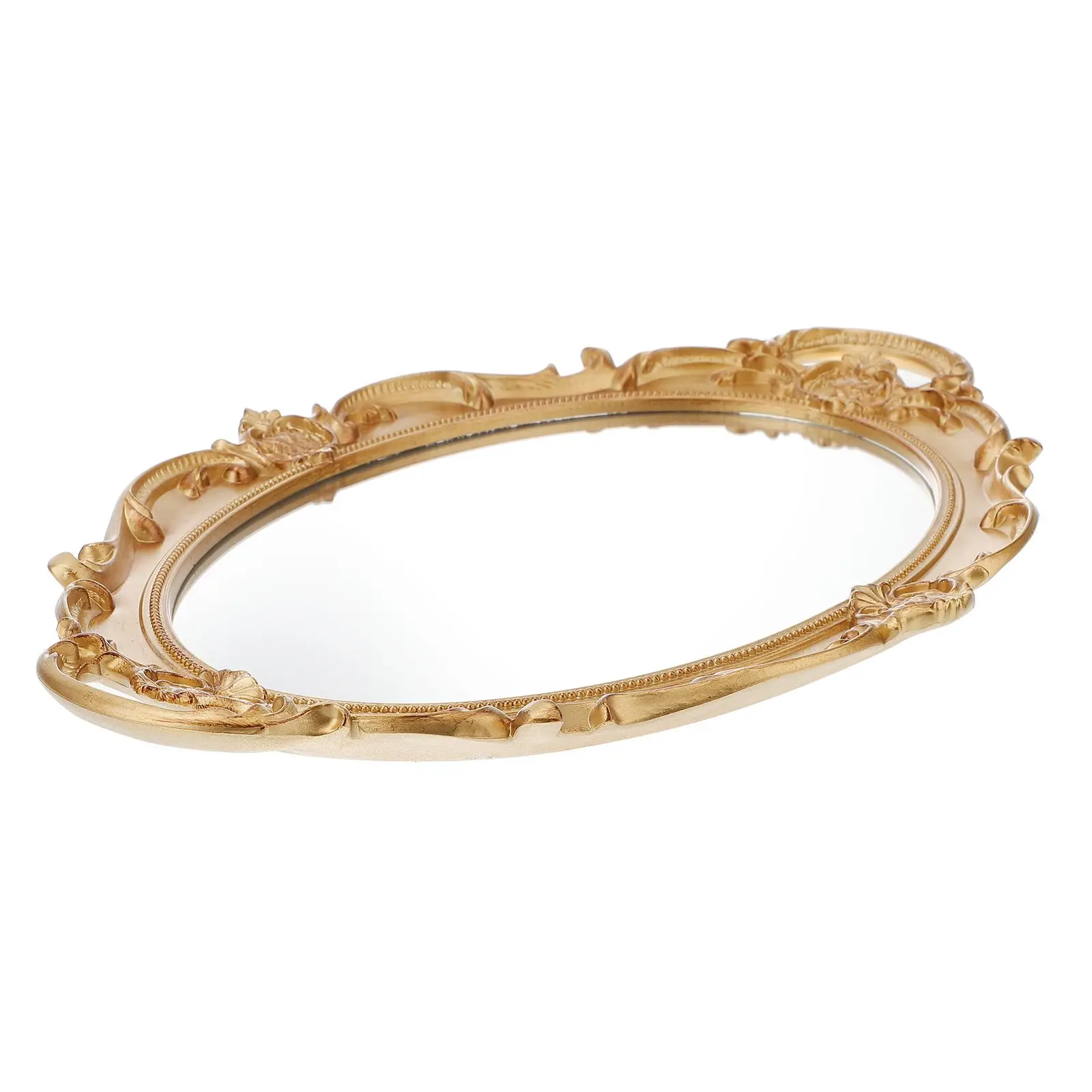 Mirror Gold Tray for Bathroom Counter Desktop Organizer Perfume High Quality Plastic Retro Decorative Textured Smooth Elegant
Mirror Gold Tray for Bathroom Counter Desktop Organizer Perfume High Quality Plastic Retro Decorative Textured Smooth Elegant