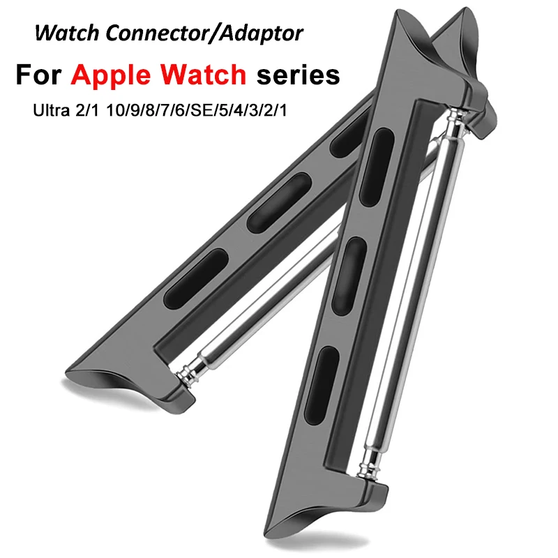 Metal Adapter Connector for Apple Watch Band 49mm 45mm 44mm 42mm 38/40/41mm IWatch Ultra 10 9 8 7 6 SE 5 4 SE Strap Accessories
Metal Adapter Connector for Apple Watch Band 49mm 45mm 44mm 42mm 38/40/41mm IWatch Ultra 10 9 8 7 6 SE 5 4 SE Strap Accessories