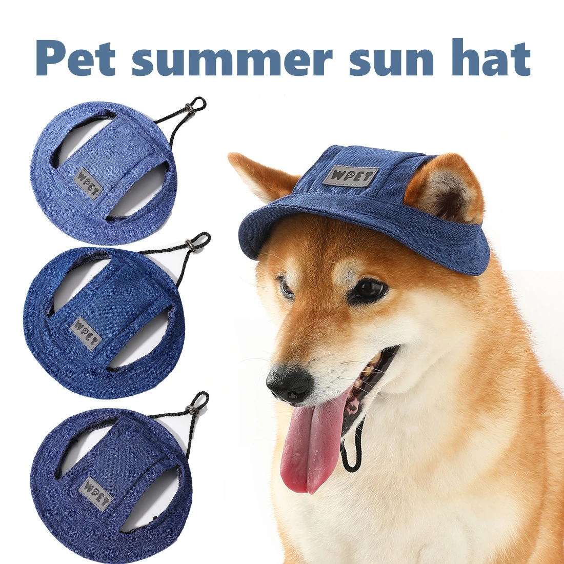 NEW Summer Adjustable Pet Hat Leaky Ear Sunscreen Sunshade Linen Cowboy Dog Hat Sun Cap Visor Cute Outdoor Sport Hat for Dog
NEW Summer Adjustable Pet Hat Leaky Ear Sunscreen Sunshade Linen Cowboy Dog Hat Sun Cap Visor Cute Outdoor Sport Hat for Dog