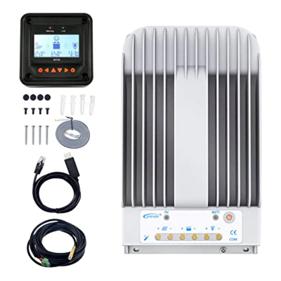40A MPPT Solar Charge Controller 12V/24V Auto Working Max.PV 150V Solar Panel Charge Regulator Tracer BN Series Negative Ground
40A MPPT Solar Charge Controller 12V/24V Auto Working Max.PV 150V Solar Panel Charge Regulator Tracer BN Series Negative Ground