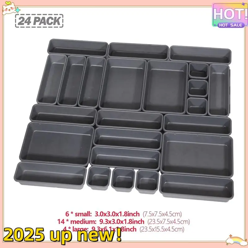 24 PCS Desk Drawer Organizer Office Organization Junk Drawer Organizers For Office
24 PCS Desk Drawer Organizer Office Organization Junk Drawer Organizers For Office