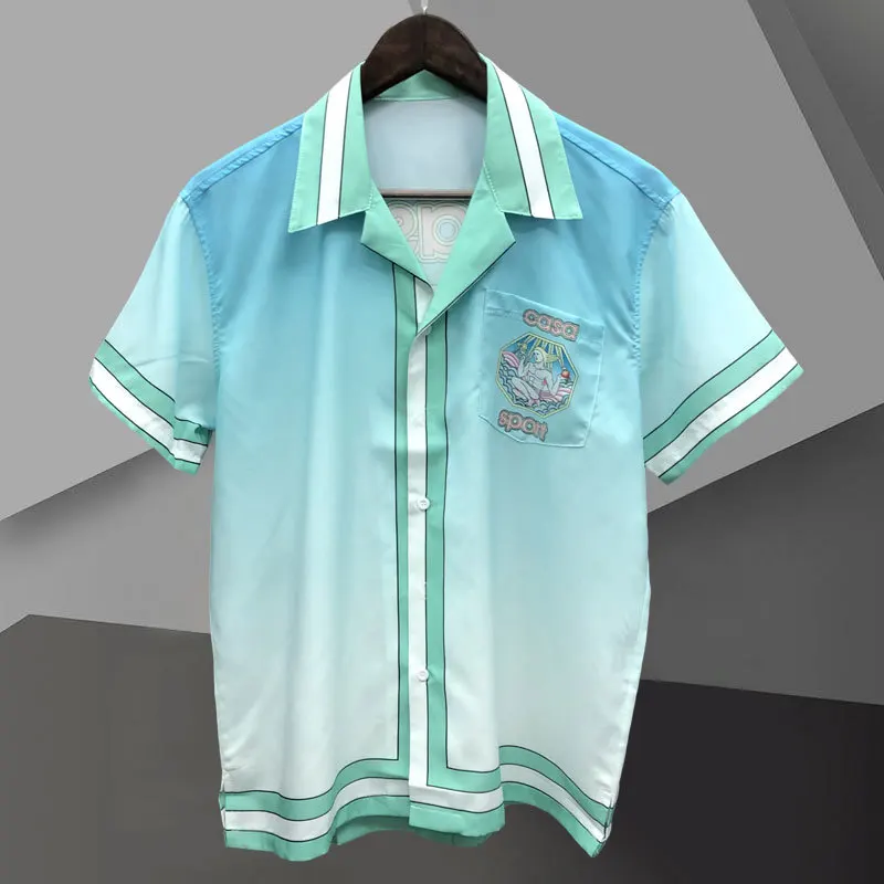 2023 Summer Camisa Fashion Masculina Shirt Moda Hombre Retro Letter Print Shirt Short Sleeve Casual Men Shirt Streetwear
2023 Summer Camisa Fashion Masculina Shirt Moda Hombre Retro Letter Print Shirt Short Sleeve Casual Men Shirt Streetwear