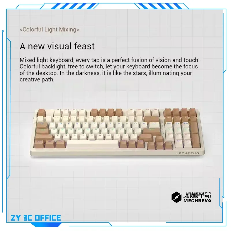 Mechrevo K355 Wired Mechanical Keyboard Gasket Structure 98 Key Comfortable Office Typing Games Esports Computer Peripherals
Mechrevo K355 Wired Mechanical Keyboard Gasket Structure 98 Key Comfortable Office Typing Games Esports Computer Peripherals