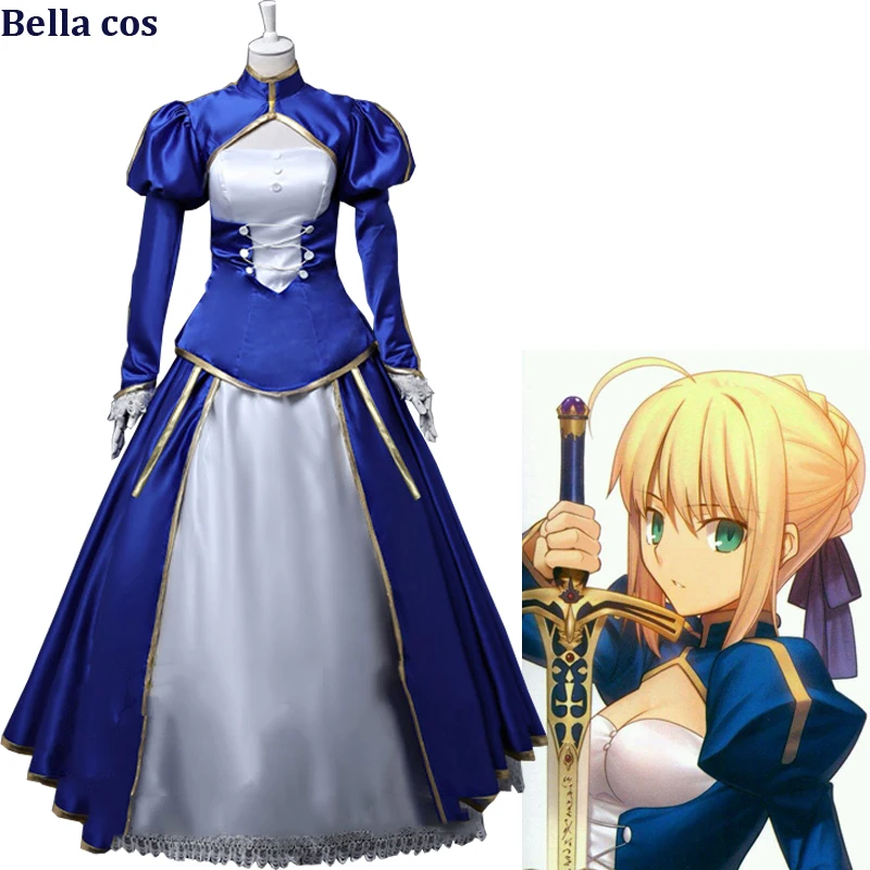 Custom Personal Tailor FGO Saber Altria Pendragon Cosplay Costume Blue Dress Uniform Halloween Costumes For Women Anime Outfits
Custom Personal Tailor FGO Saber Altria Pendragon Cosplay Costume Blue Dress Uniform Halloween Costumes For Women Anime Outfits