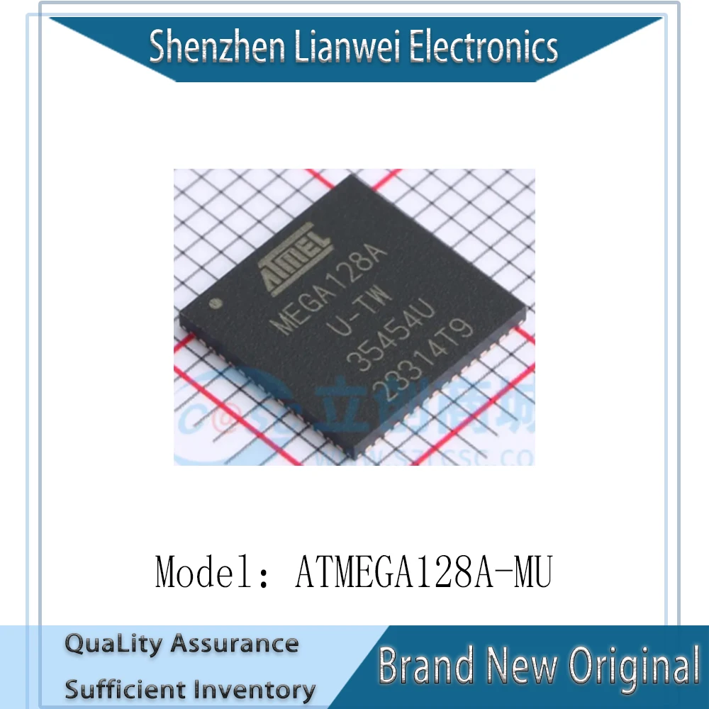 100% New Original ATMEGA128A ATMEGA128A-MU MEGA128A IC MCU Chipset QFN-64
100% New Original ATMEGA128A ATMEGA128A-MU MEGA128A IC MCU Chipset QFN-64