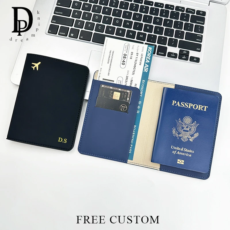 Путешествия золотой самолет индивидуальное имя Обложка для паспорта из искусственной кожи Персонализированная обложка для паспорта Кошелек для карт Женщина Мужчина Подарок 
Путешествия золотой самолет индивидуальное имя Обложка для паспорта из искусственной кожи Персонализированная обложка для паспорта Кошелек для карт Женщина Мужчина Подарок