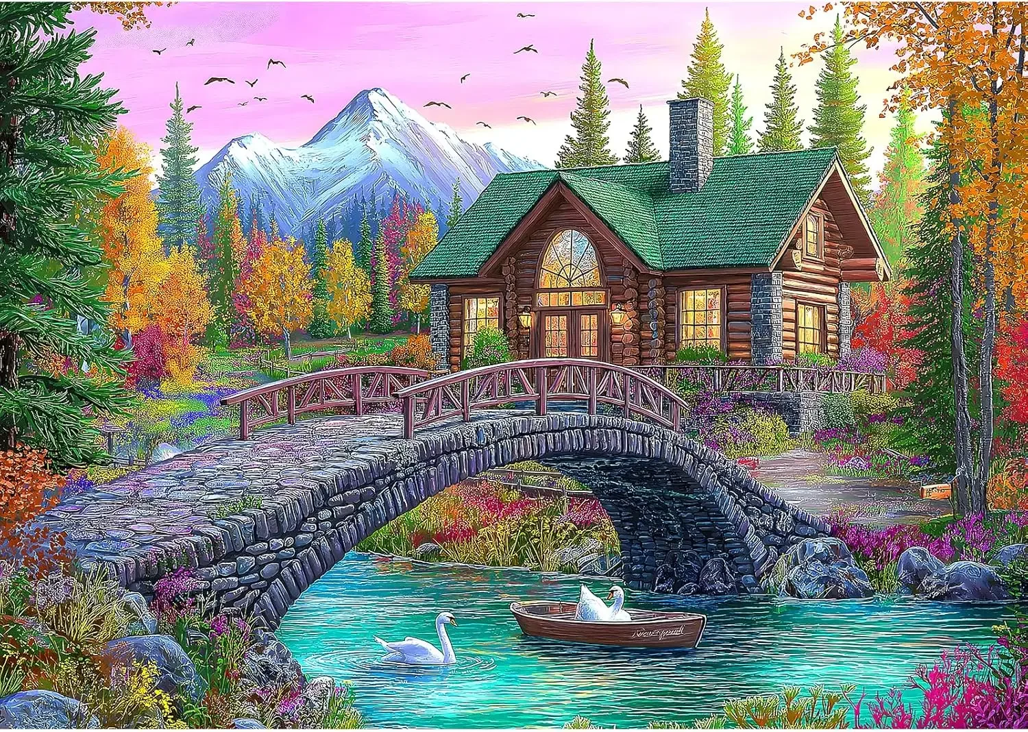 1000 Pieces Jigsaw Puzzle Beautiful Scenery in The Mountains Educational Toy for Adult Games Christmas Gift Exercise Your Brain
1000 Pieces Jigsaw Puzzle Beautiful Scenery in The Mountains Educational Toy for Adult Games Christmas Gift Exercise Your Brain