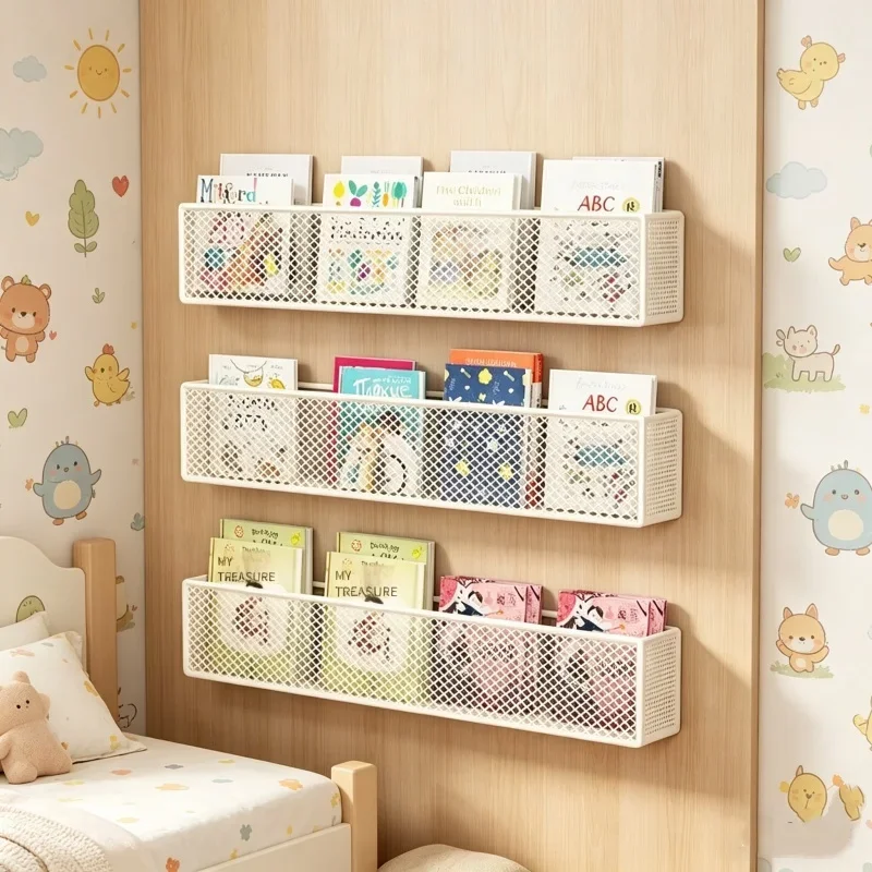 Wall Bookshelf Behind Door Ultra-narrow Simple Wrought Iron Children's Picture Books Book Finishing Rack Wall-mounted Storage
Wall Bookshelf Behind Door Ultra-narrow Simple Wrought Iron Children's Picture Books Book Finishing Rack Wall-mounted Storage